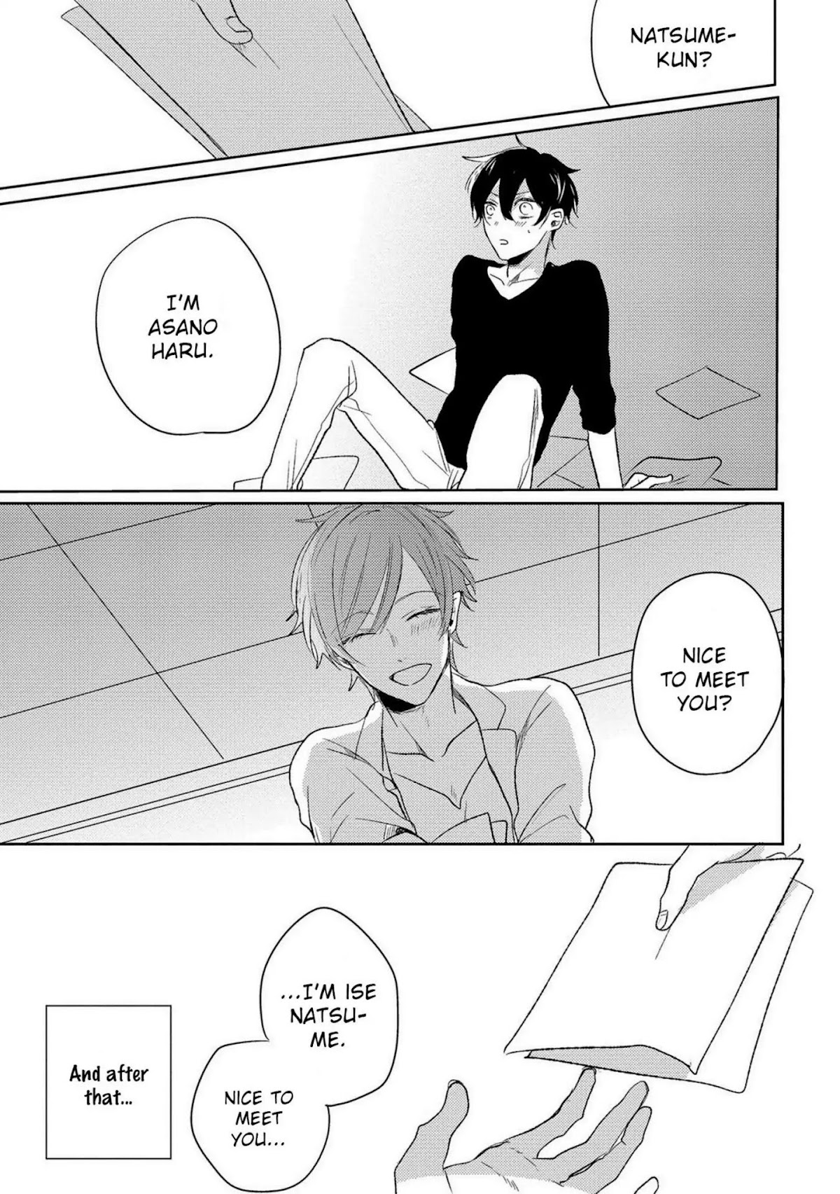 Koi wa Kataru ni, Ochiru Mono. Chapter 3 page 18 - Chapter 3