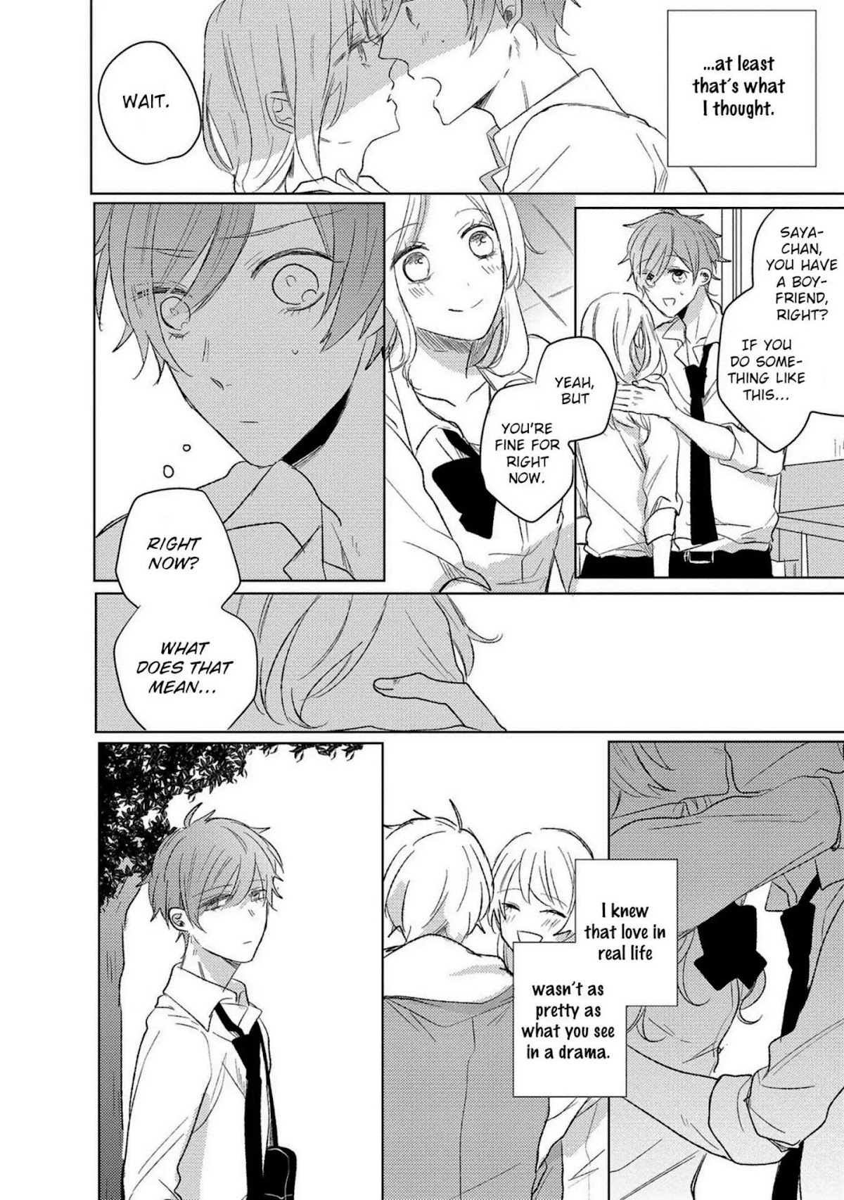 Koi wa Kataru ni, Ochiru Mono. Chapter 3 page 9 - Chapter 3