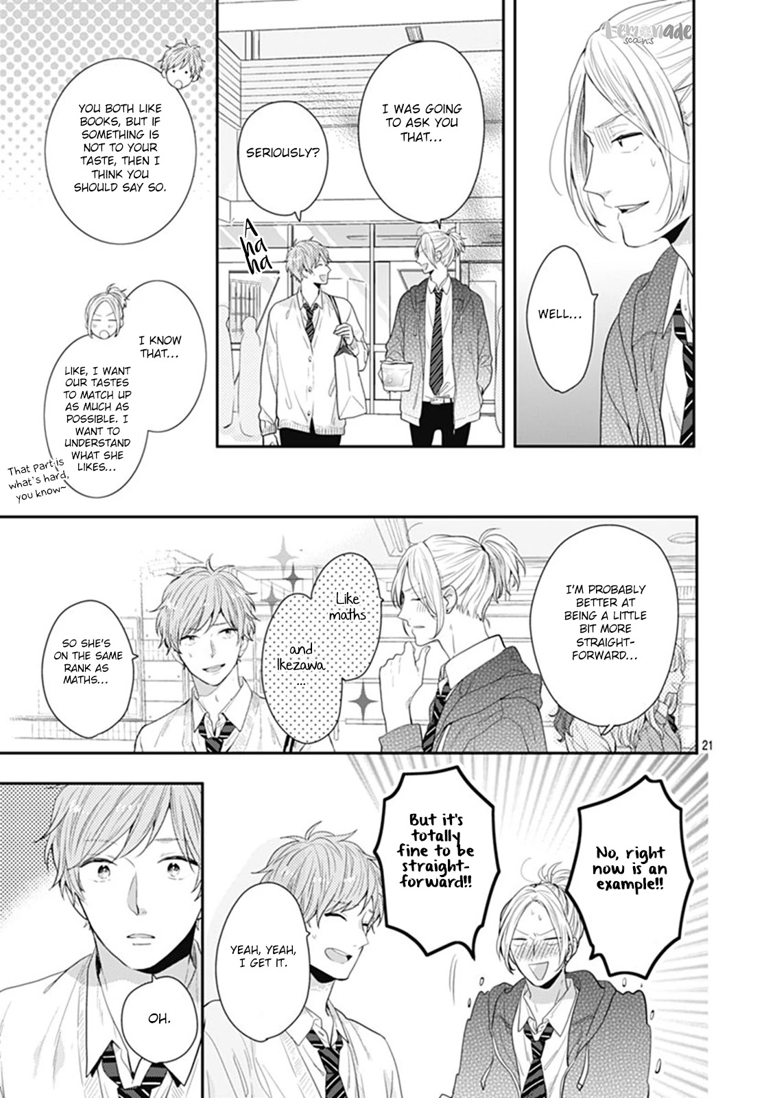 Koi wo Shiranai Bokutachi wa Chapter 11 page 22 - Chapter 11