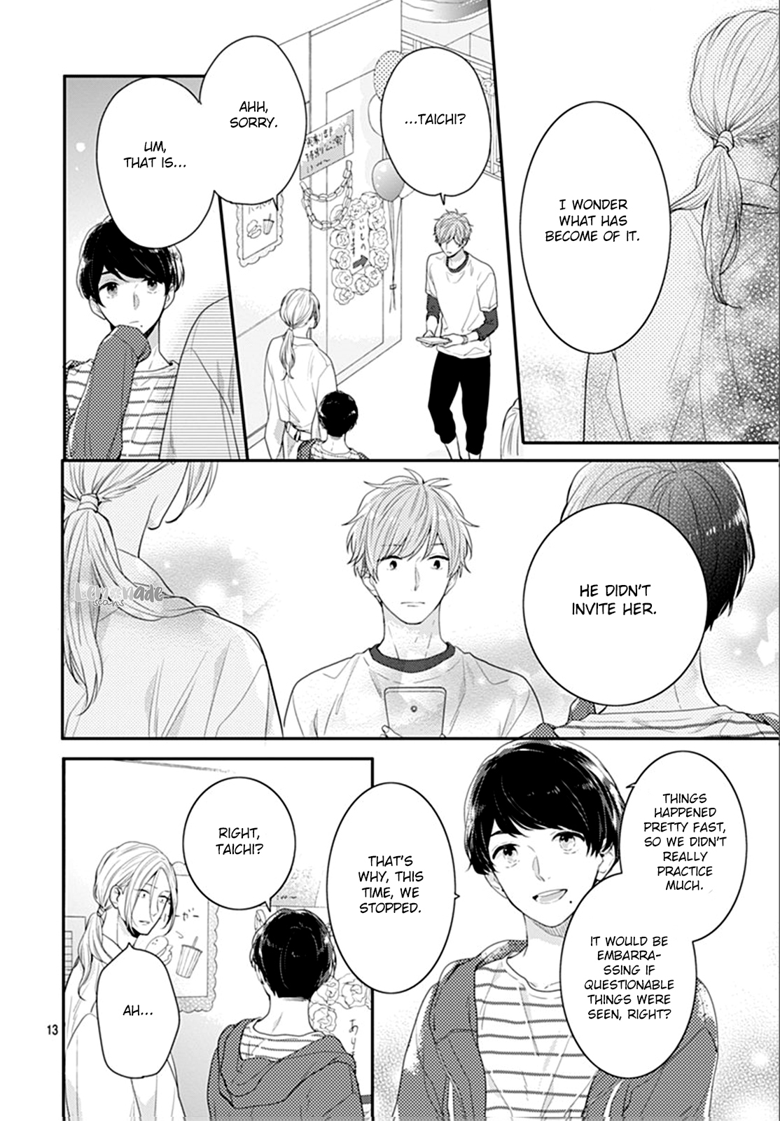 Koi wo Shiranai Bokutachi wa Chapter 12 page 14 - Chapter 12