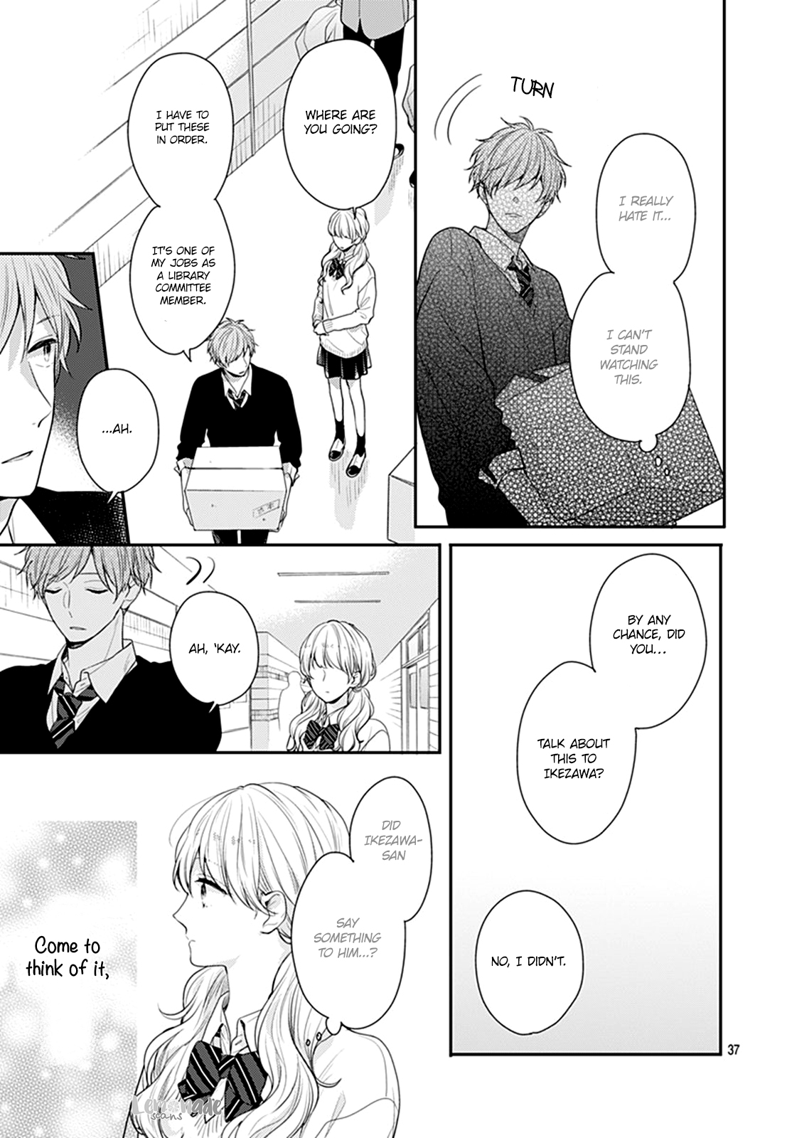 Koi wo Shiranai Bokutachi wa Chapter 15 page 38 - Chapter 15