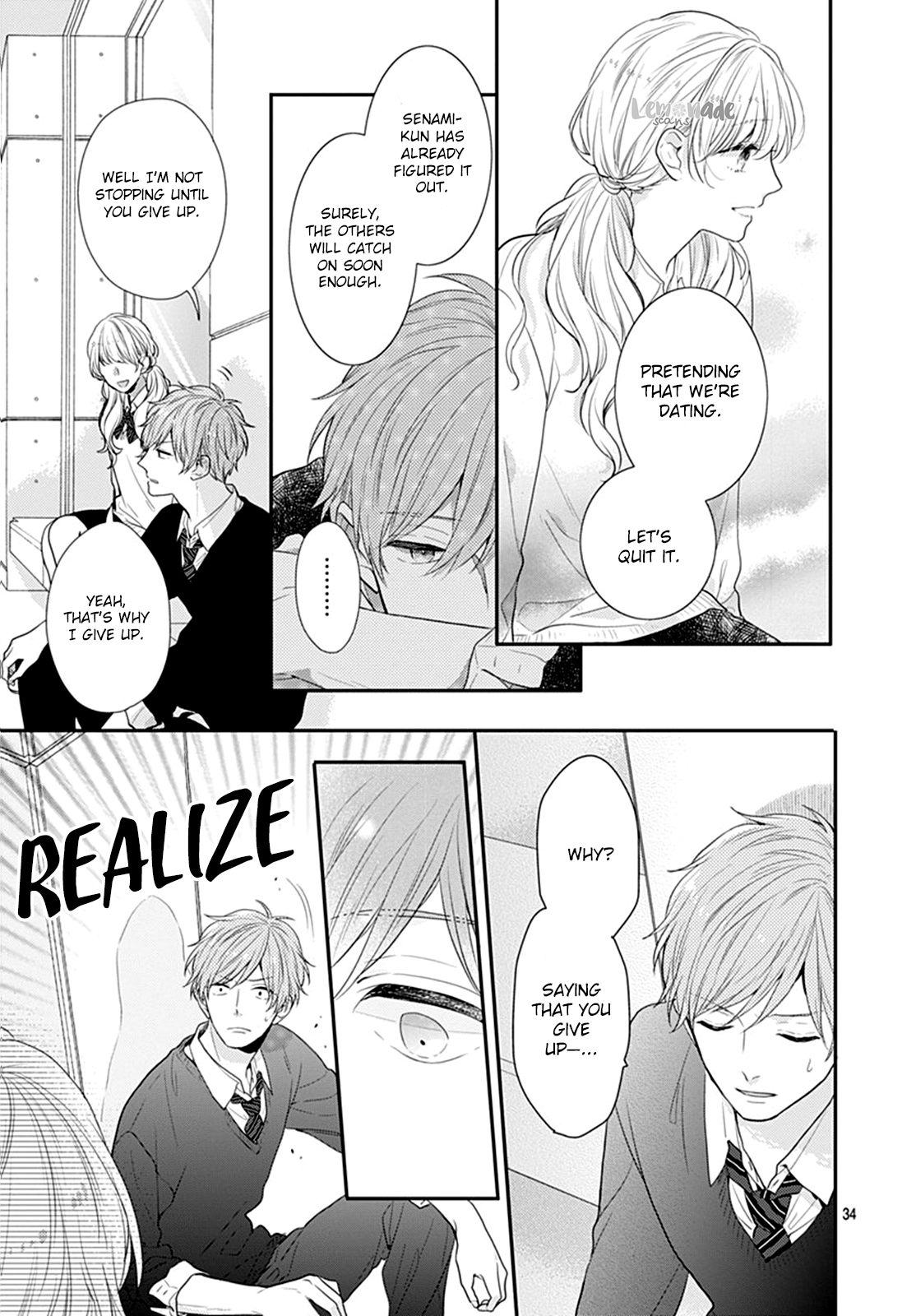 Koi wo Shiranai Bokutachi wa Chapter 16 page 35 - Chapter 16