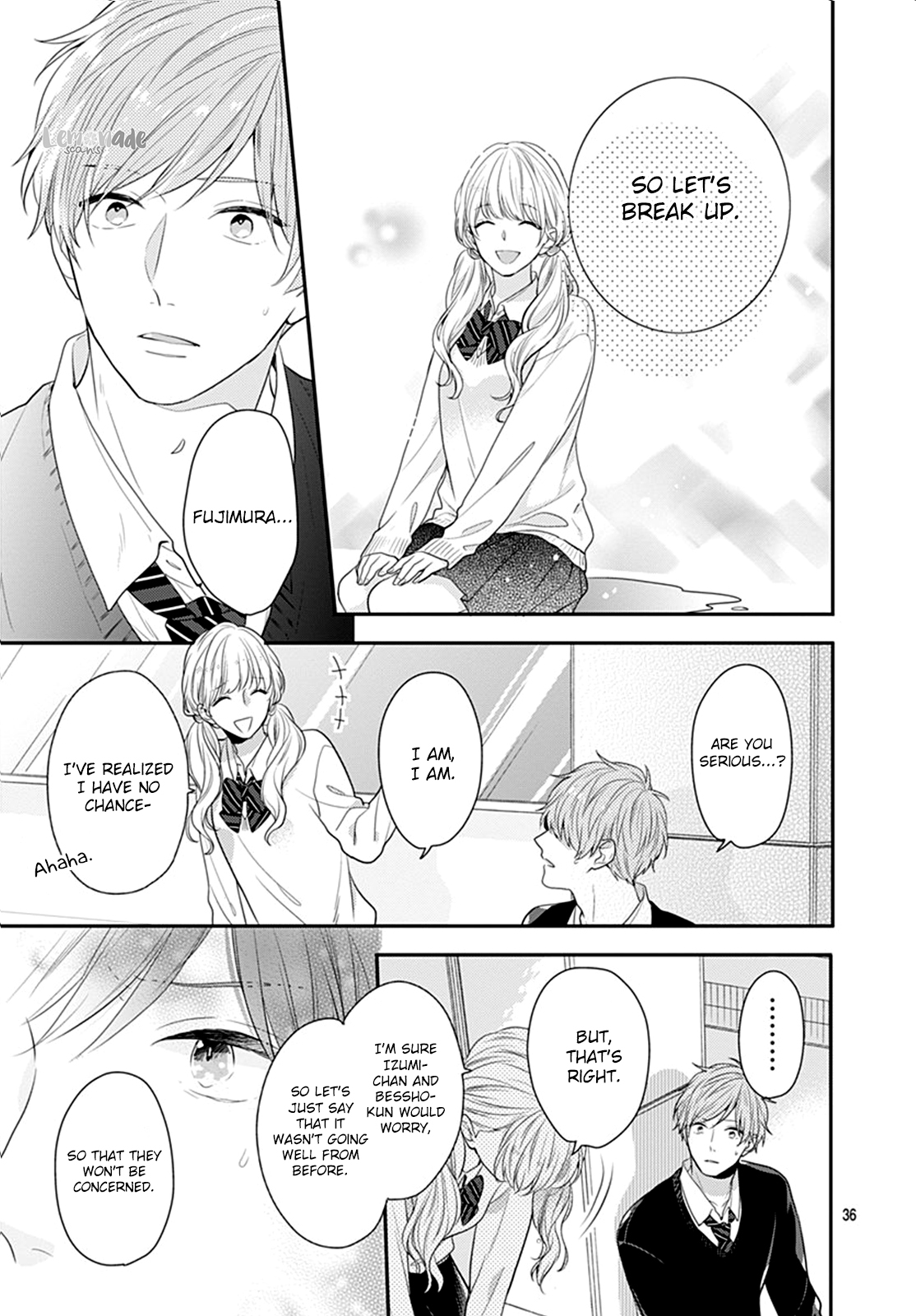 Koi wo Shiranai Bokutachi wa Chapter 16 page 37 - Chapter 16