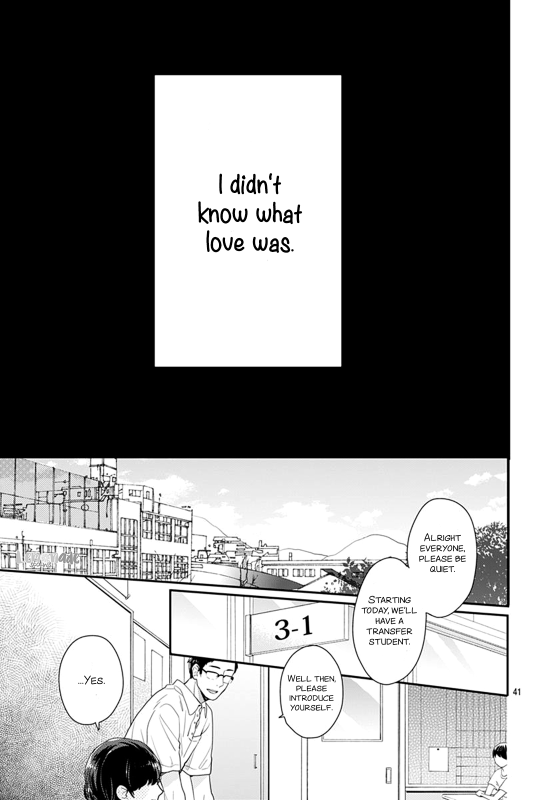 Koi wo Shiranai Bokutachi wa Chapter 17 page 42 - Chapter 17
