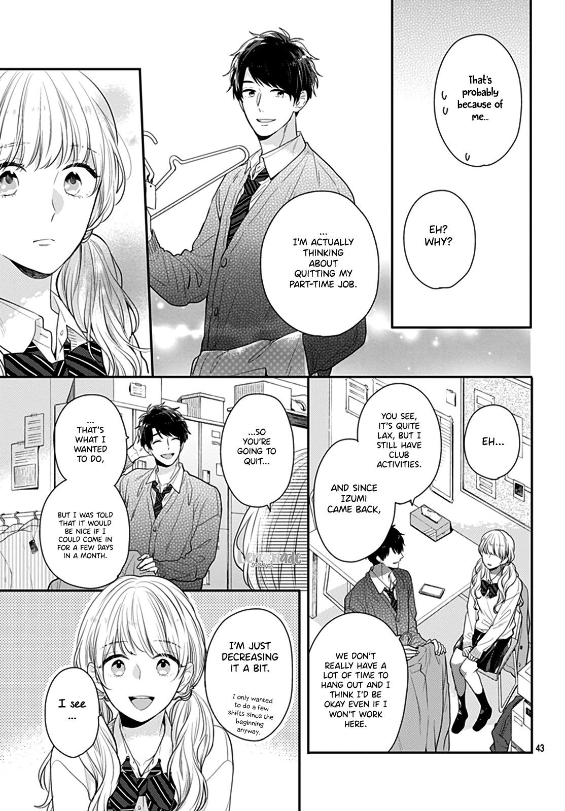 Koi wo Shiranai Bokutachi wa Chapter 21 page 45 - Chapter 21