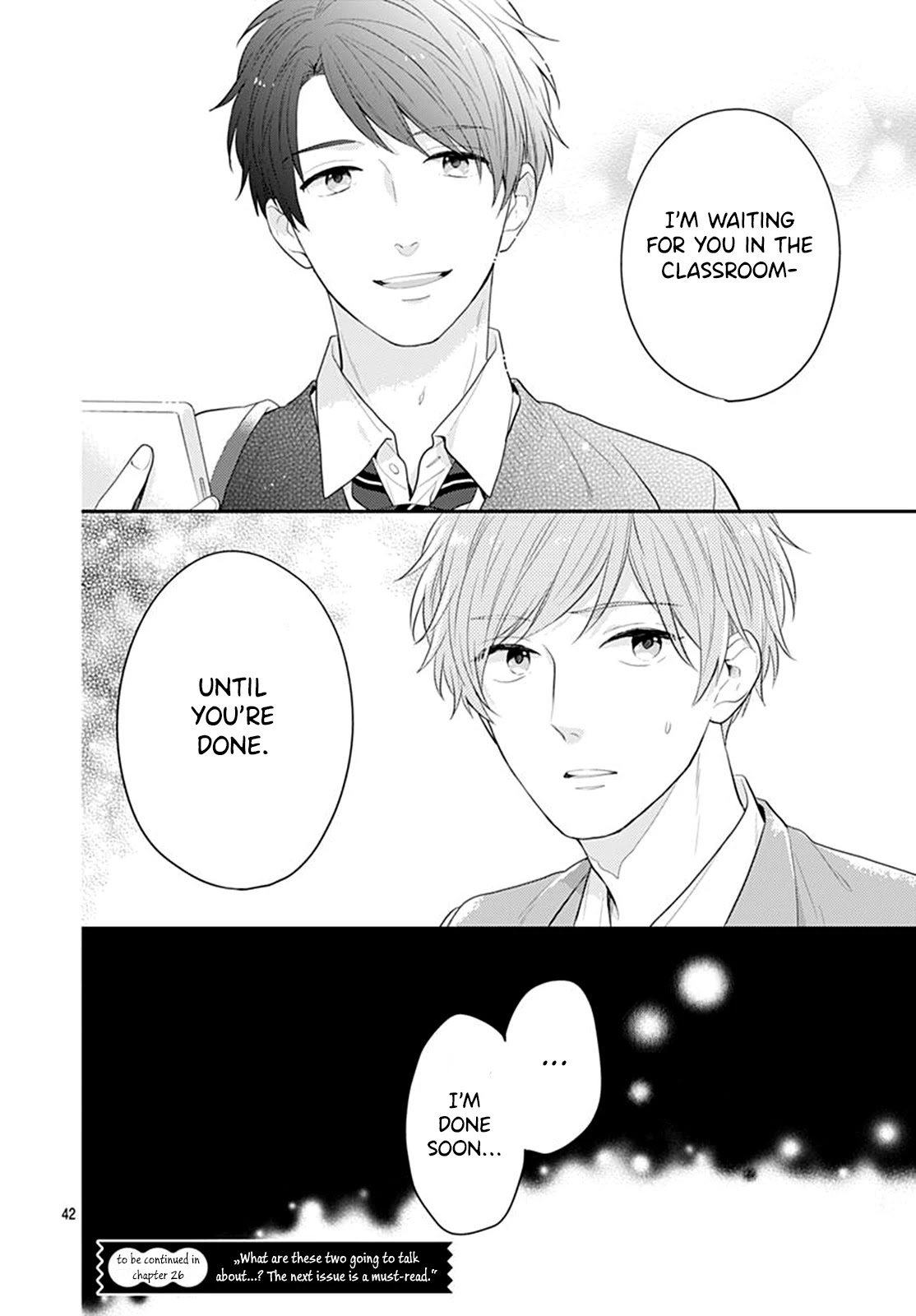 Koi wo Shiranai Bokutachi wa Chapter 25 page 43 - Chapter 25
