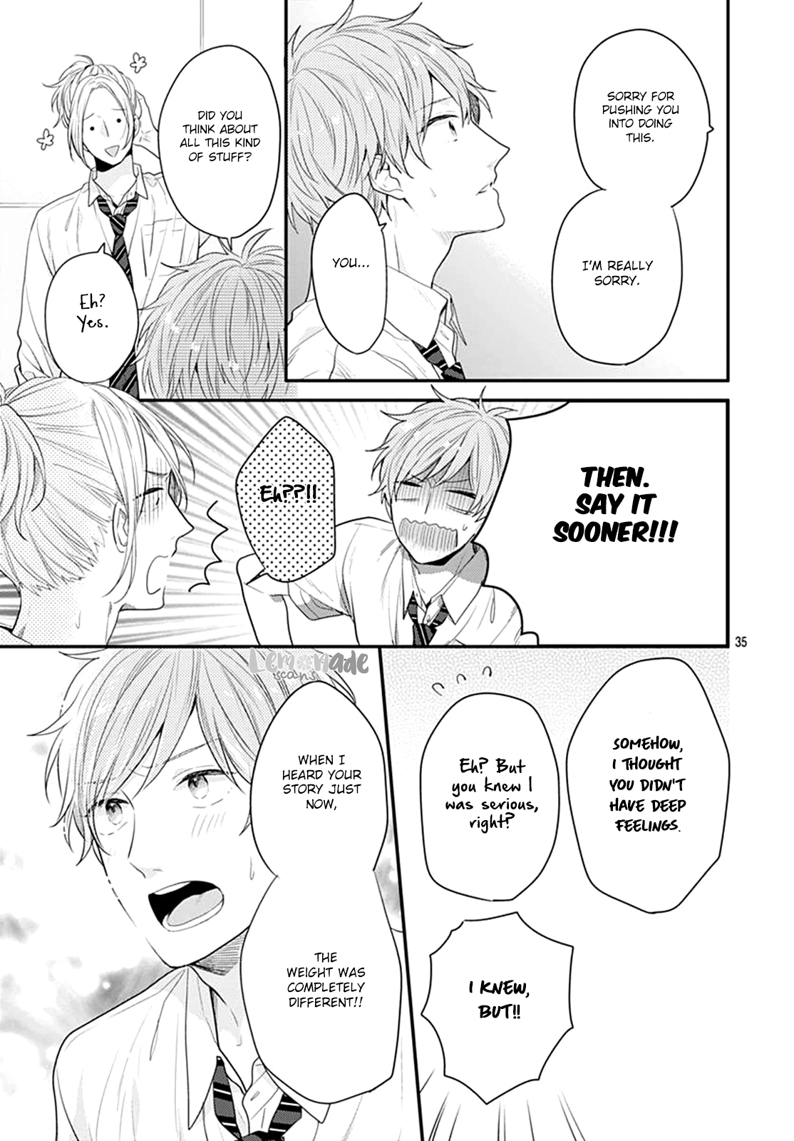 Koi wo Shiranai Bokutachi wa Chapter 4 page 36 - Chapter 4