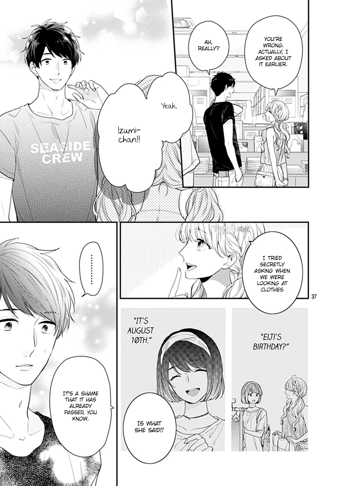Koi wo Shiranai Bokutachi wa Chapter 9 page 38 - Chapter 9