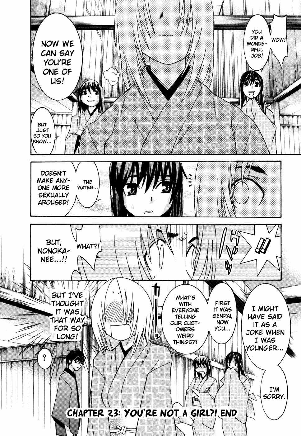 Koibana Onsen Chapter 23 page 24 - Chapter 23: You're Not a Girl?