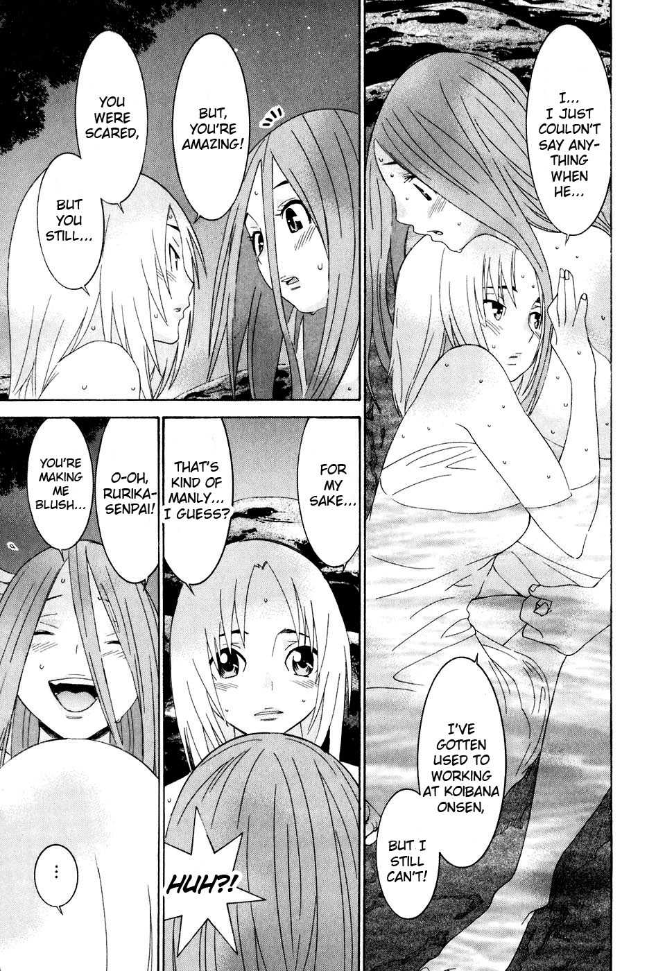 Koibana Onsen Chapter 32 page 14 - Chapter 32: Secret Hot Spring! Open-Air Bath!! (Part Two)