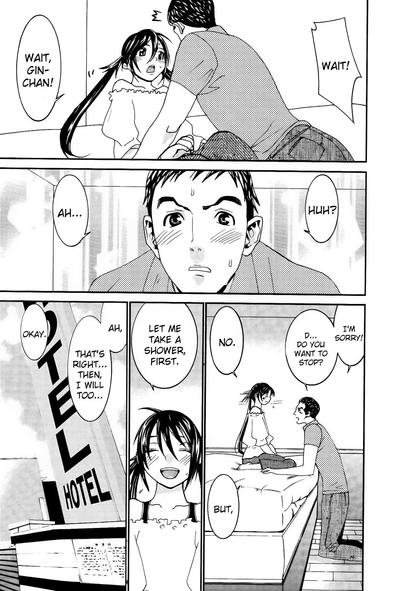 Koibana Onsen Chapter 58 page 8 - Chapter 58: It's Hard to Do It