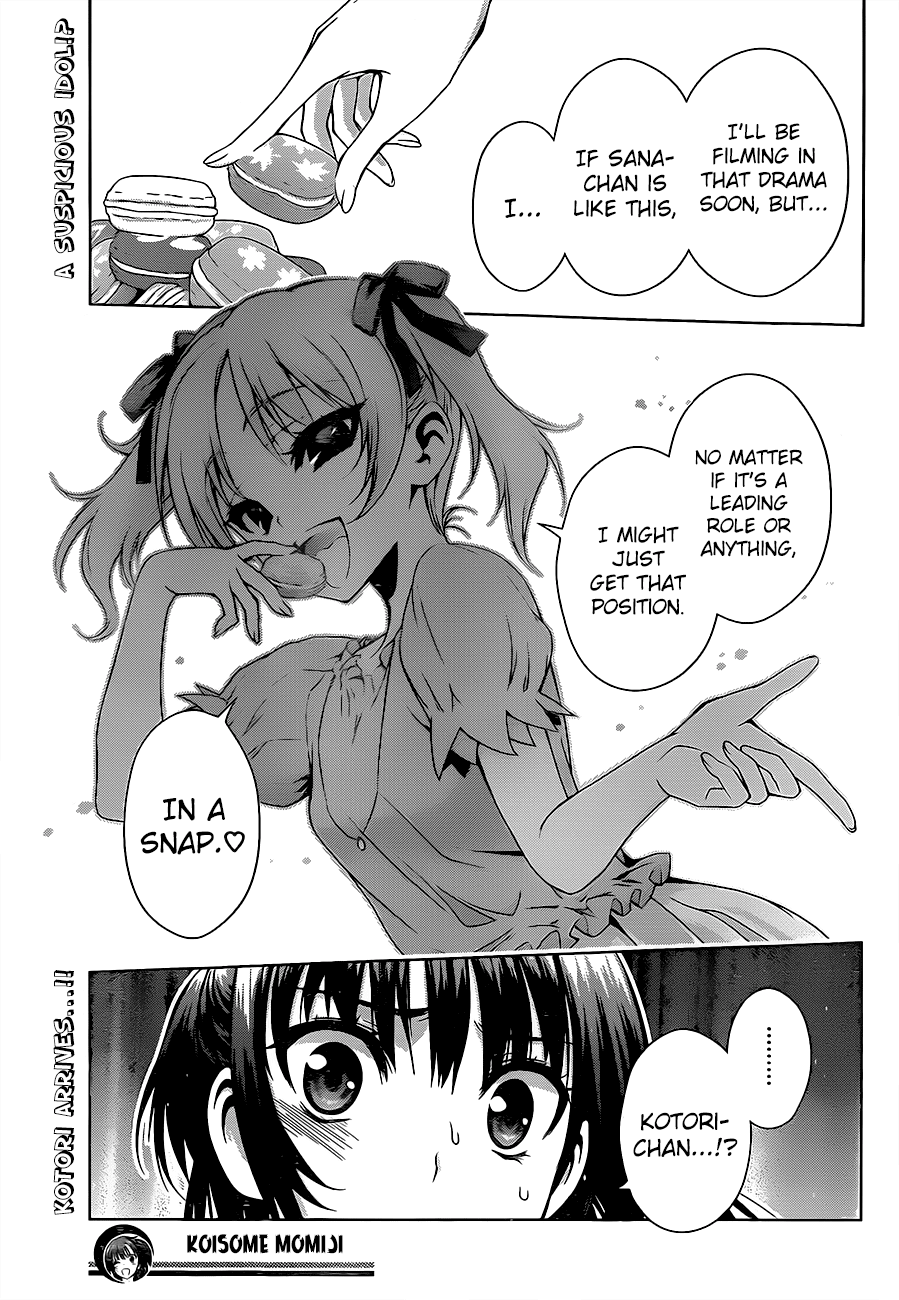 Koisome Momiji Chapter 15 page 17 - Chapter 15: A Small Bird Flew Down