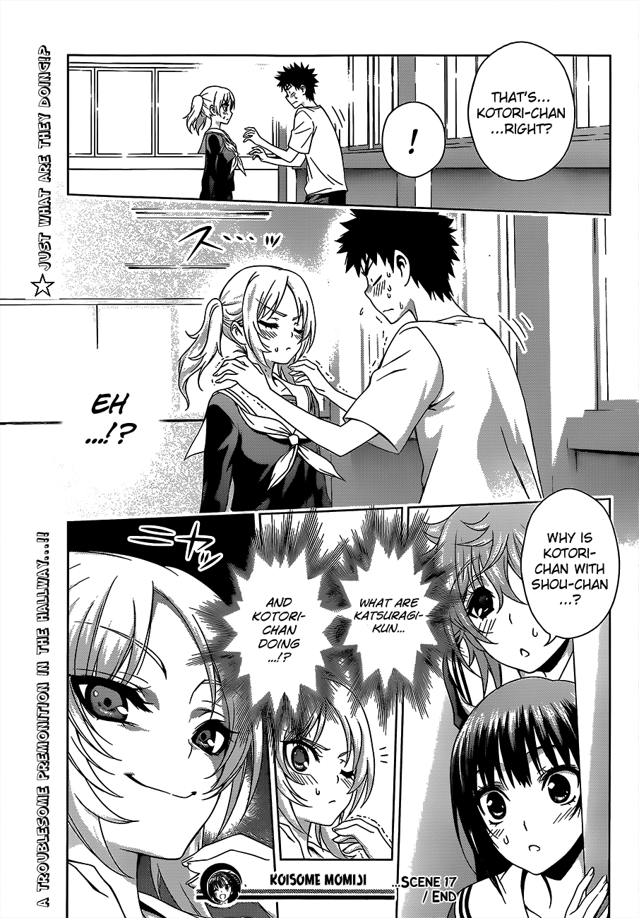 Koisome Momiji Chapter 17 page 17 - Chapter 17: It Can't be for Real!?