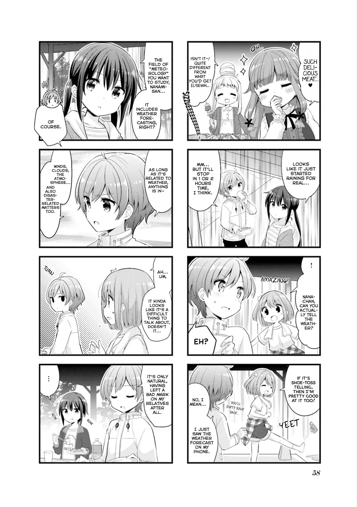 Koisuru Asteroid Chapter 33 page 5 - Chapter 33: Welcoming Party! Meteorology Edition