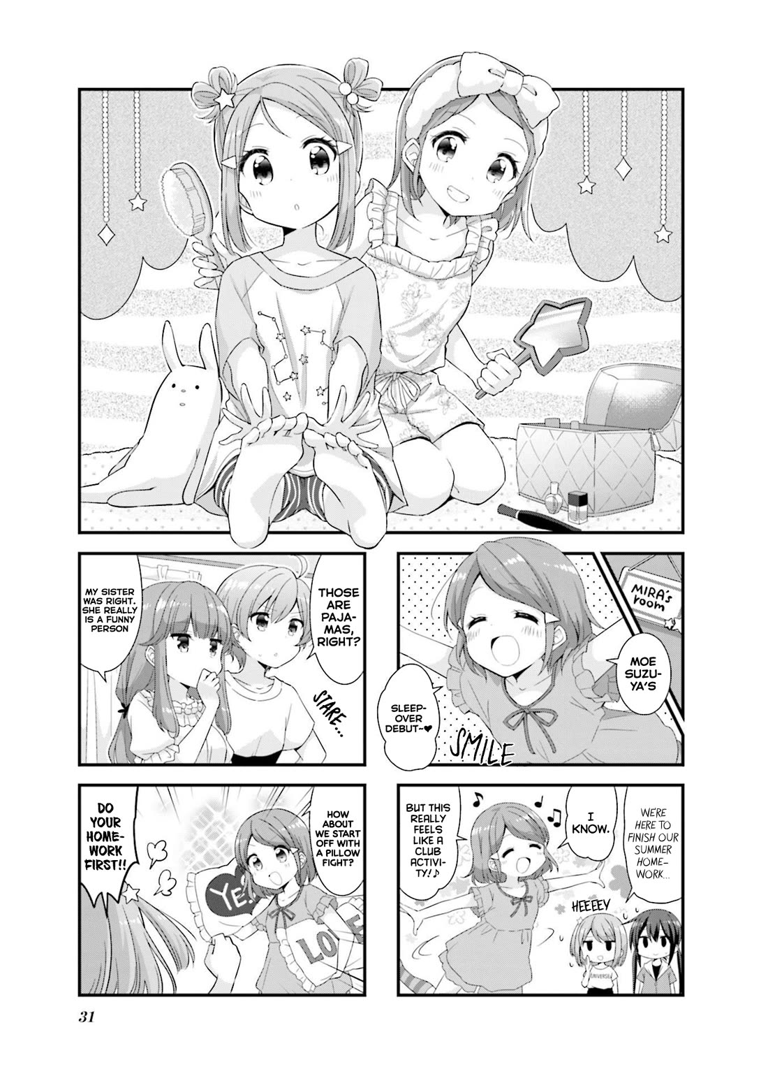 Koisuru Asteroid Chapter 41 page 1 - Chapter 41: Homework Sleepover