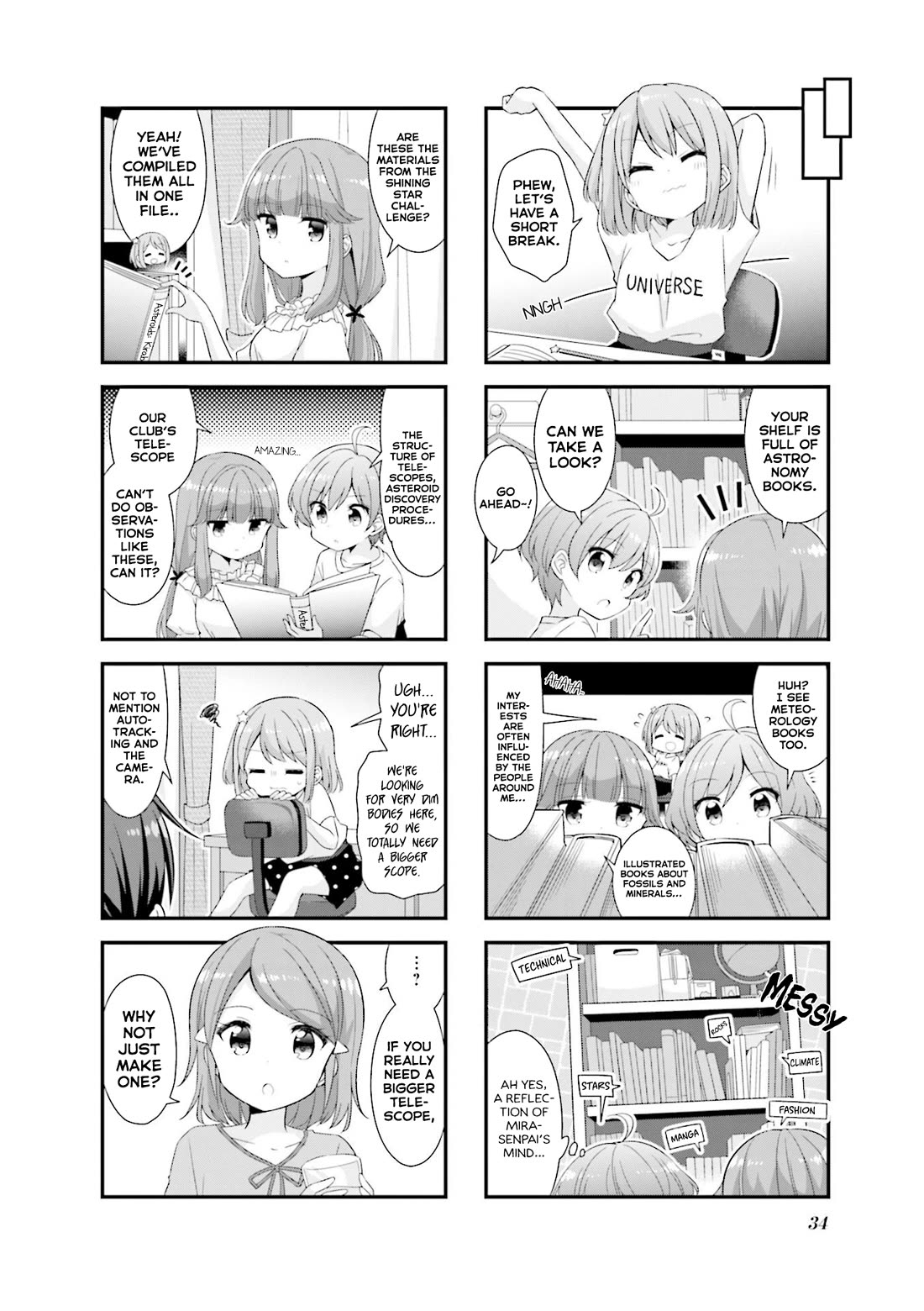 Koisuru Asteroid Chapter 41 page 4 - Chapter 41: Homework Sleepover