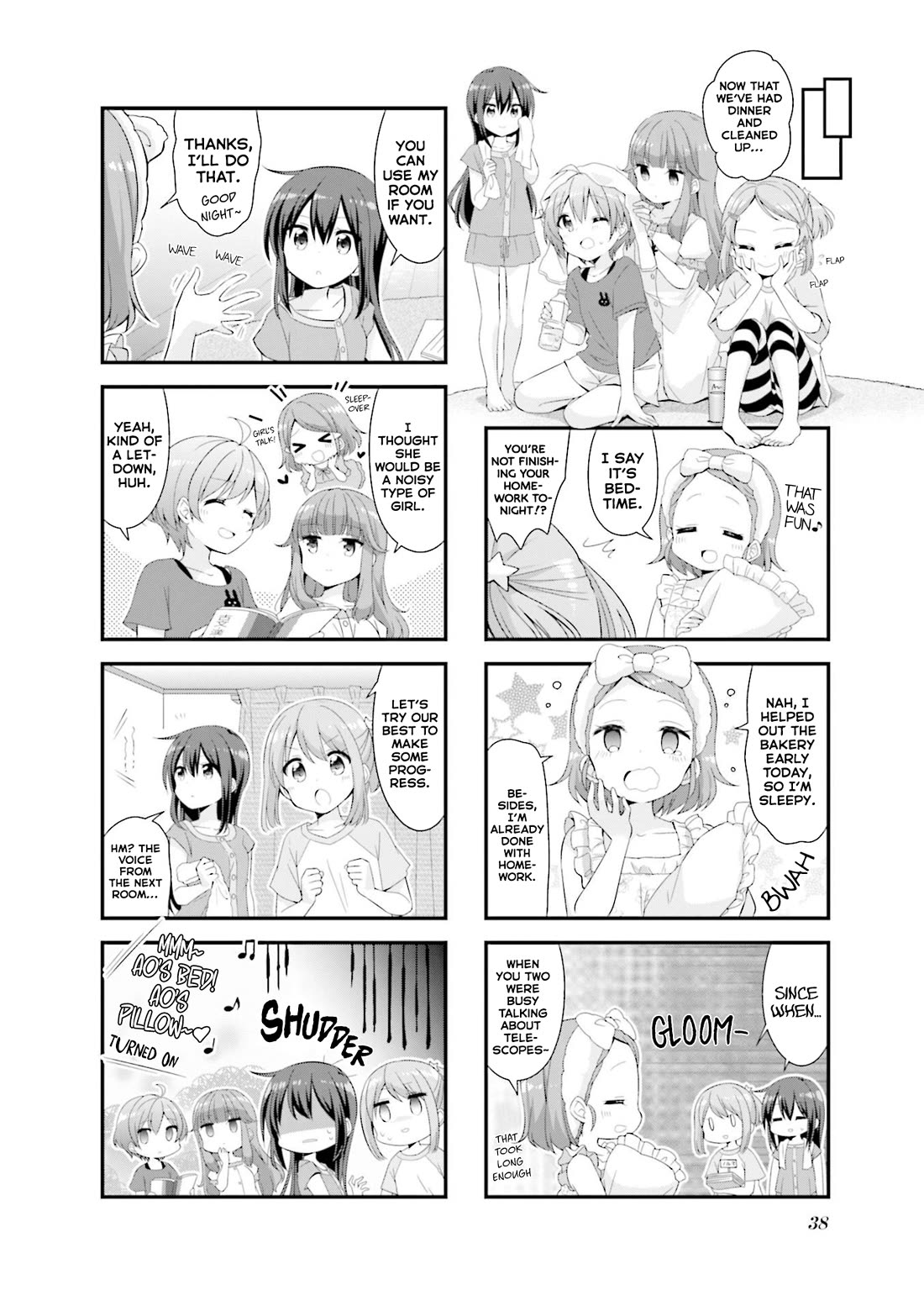 Koisuru Asteroid Chapter 41 page 8 - Chapter 41: Homework Sleepover