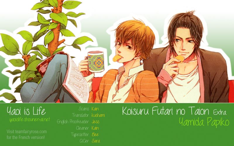 Koisuru Futari no Taion Chapter 6.5 page 1 - Chapter 6.5 : Threemen-talk [End]