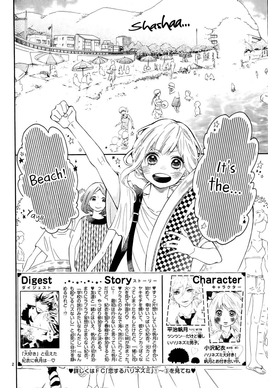 Koisuru Harinezumi Chapter 20 page 3 - Chapter 20 : My Racing Heart at the Beach