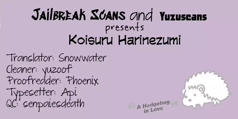 Koisuru Harinezumi Chapter 23 page 1 - Chapter 23: Important Person