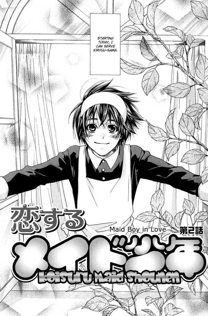 Koisuru Maid Shounen Chapter 2 page 4 - Chapter 2 : Maid Boy In Love ~ Chapter 2
