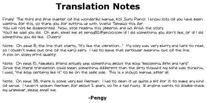 Koisuru Piano Chapter 3.1 page 23 - Chapter 3.1