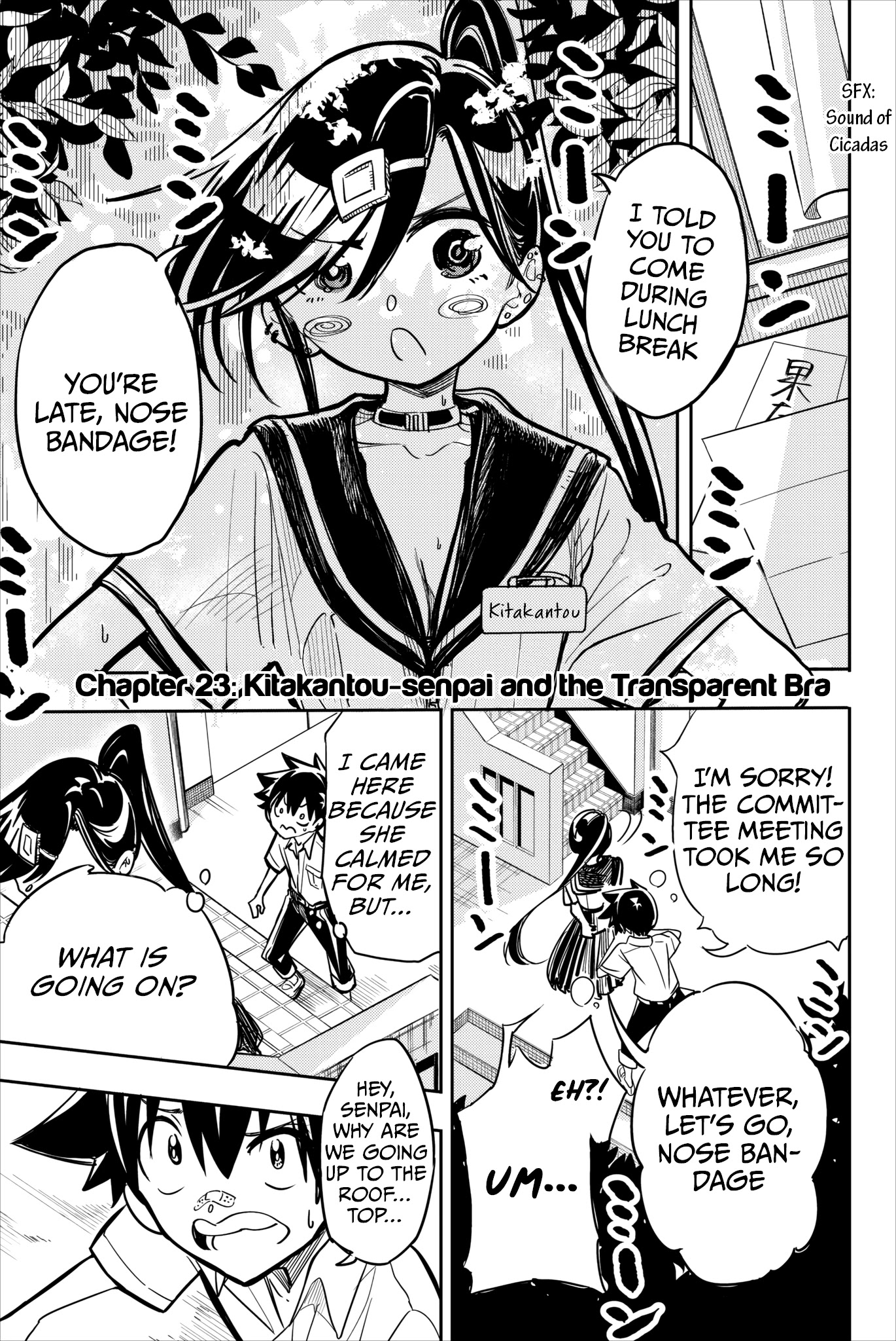 Koitsu Ore No Koto Suki Nanoka?! Chapter 23 page 1 - Chapter 23: Kitakantou-senpai and the Transparent Bra