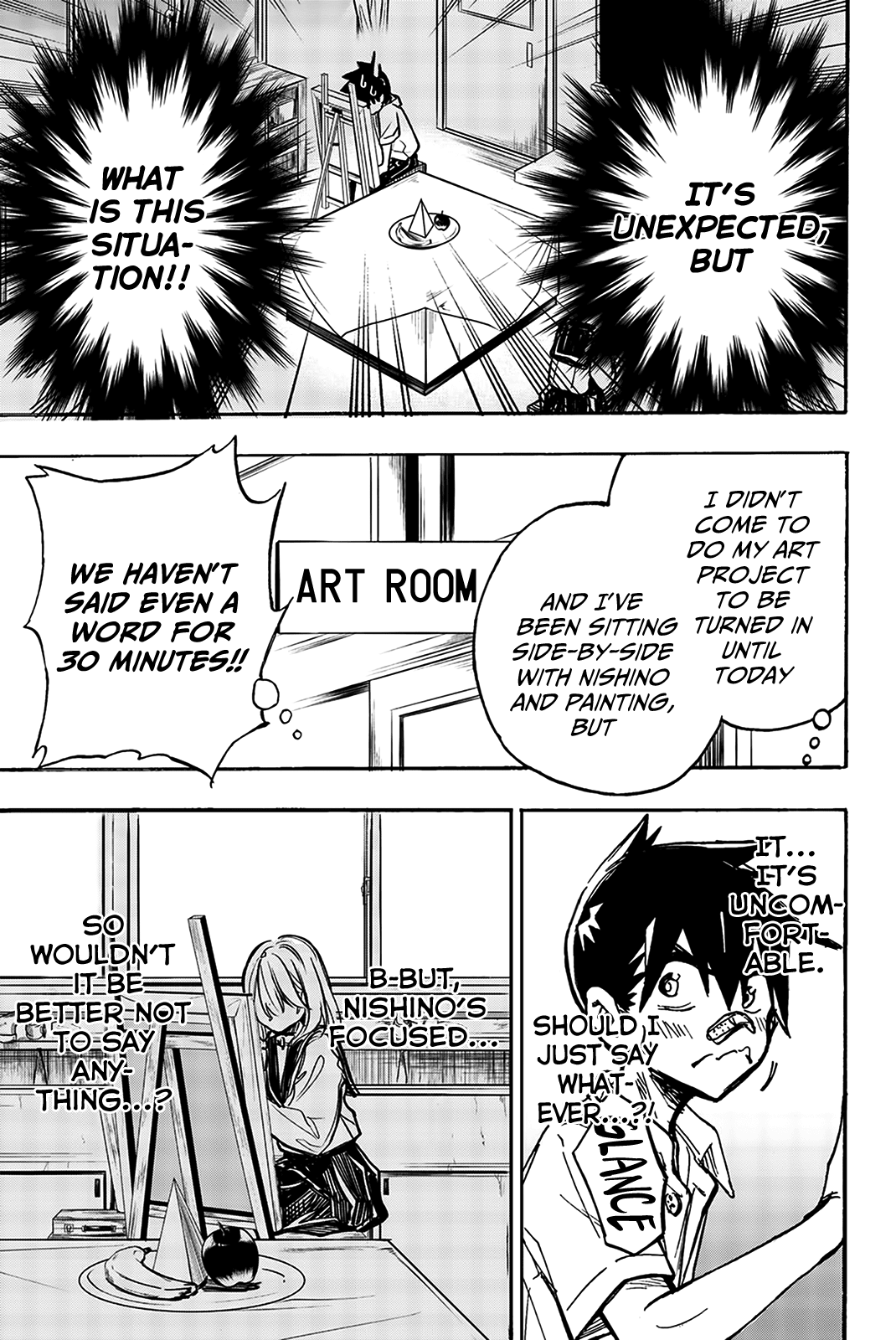 Koitsu Ore No Koto Suki Nanoka?! Chapter 6 page 3 - Chapter 6: Nishino-san's Skirt