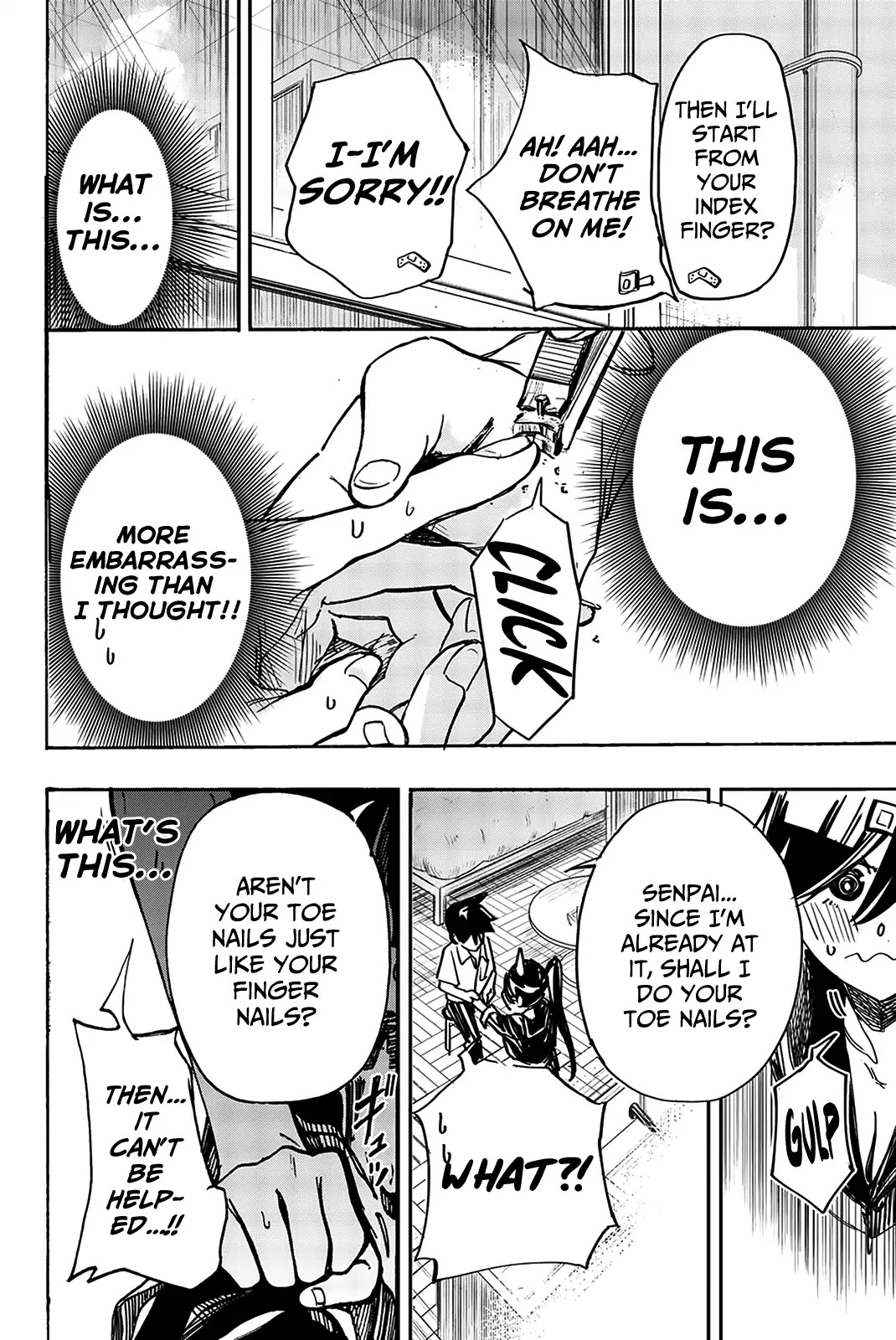 Koitsu Ore No Koto Suki Nanoka?! Chapter 9 page 8 - Chapter 9: Kitakantou Senpai and the Nail Clippers