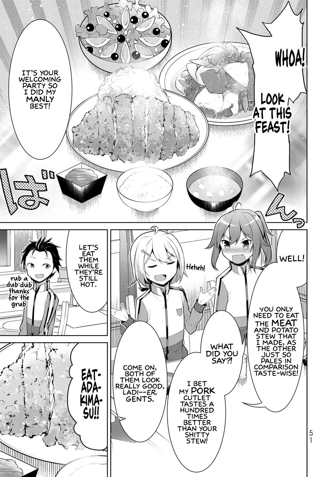 Koitsu-ra no Shoutai ga Onnada to Oredake ga Shitte Iru Chapter 2 page 9 - Chapter 2: Two Manly Man's Side Dish Contest