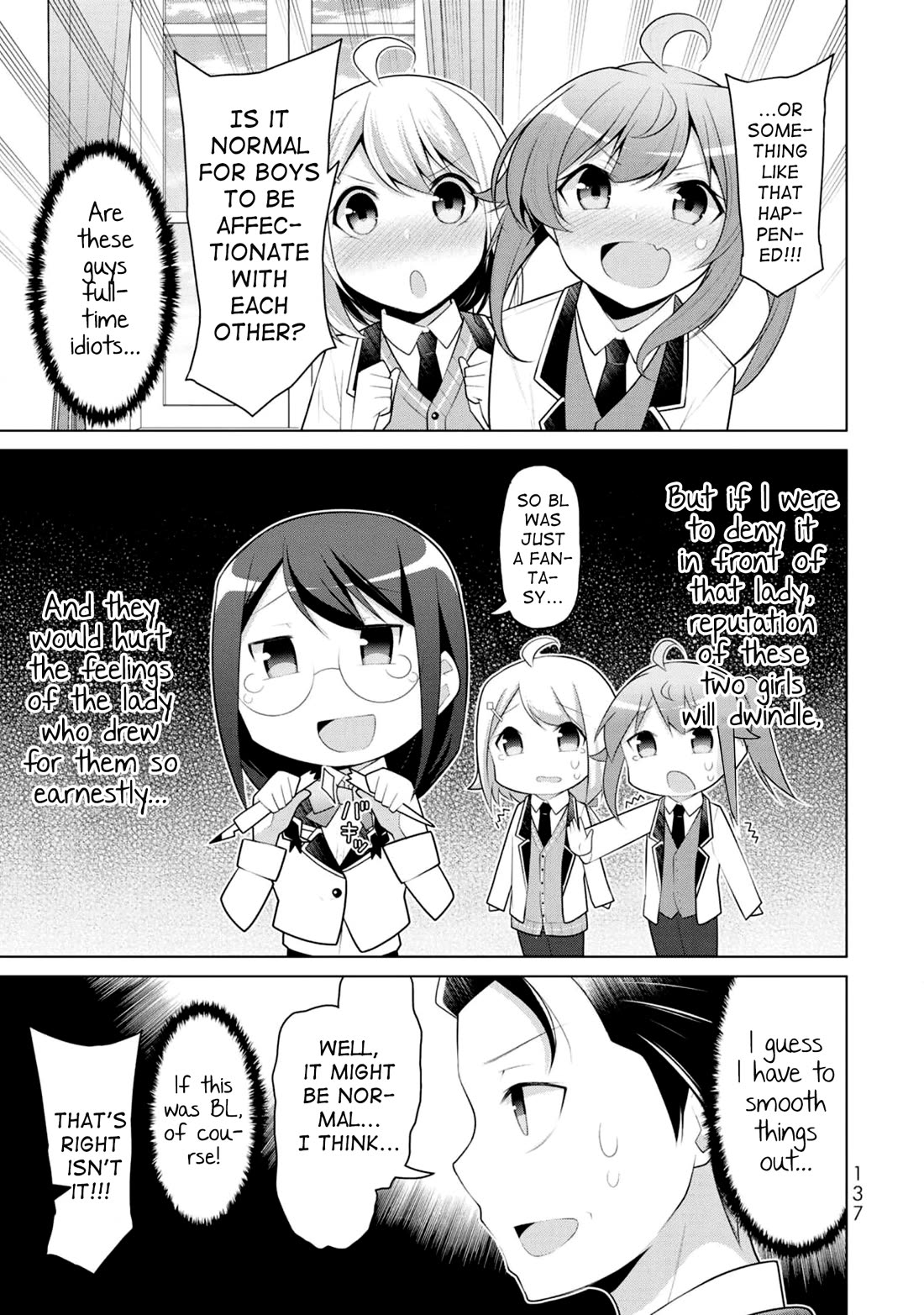 Koitsu-ra no Shoutai ga Onnada to Oredake ga Shitte Iru Chapter 5 page 9 - Chapter 5: Is this what they call male bonding?