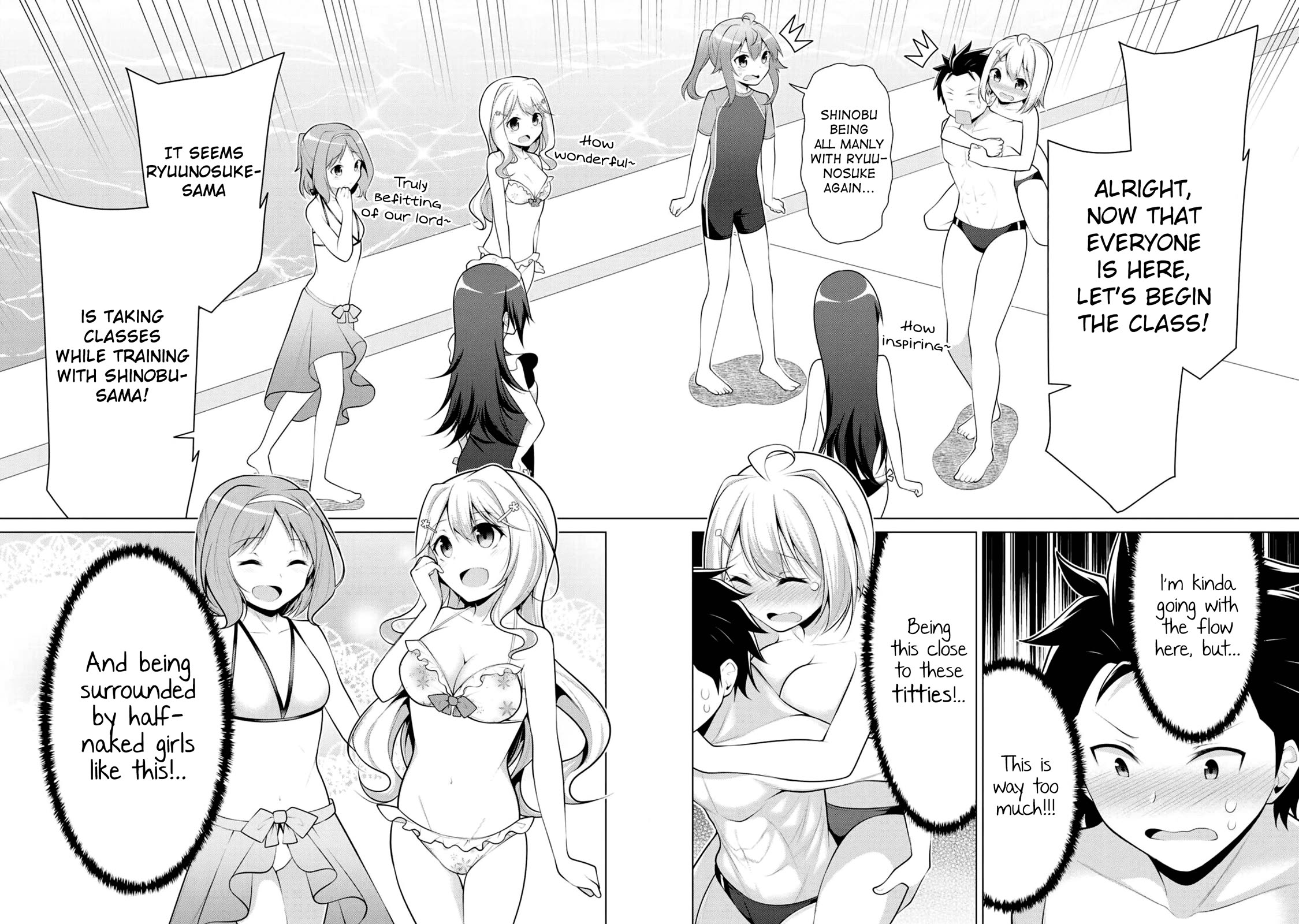 Koitsu-ra no Shoutai ga Onnada to Oredake ga Shitte Iru Chapter 6 page 10 - Chapter 6: Pool rangers, log on! Pool fusion, engage!