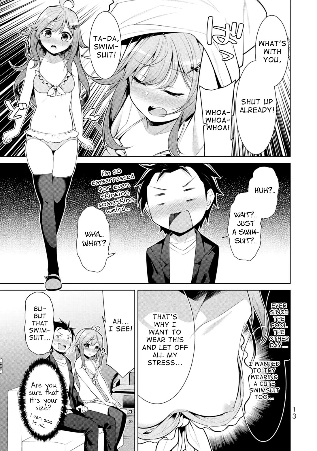 Koitsu-ra no Shoutai ga Onnada to Oredake ga Shitte Iru Chapter 7 page 12 - Chapter 7: Cross-Dressing Date: Batting & Docking