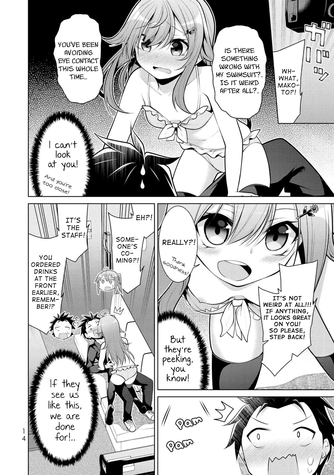 Koitsu-ra no Shoutai ga Onnada to Oredake ga Shitte Iru Chapter 7 page 13 - Chapter 7: Cross-Dressing Date: Batting & Docking