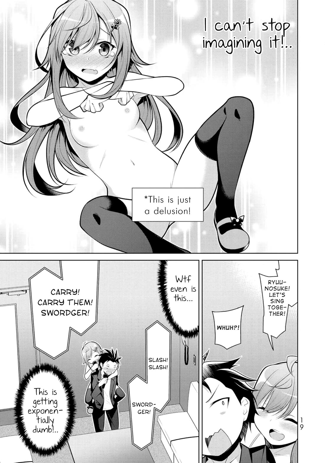 Koitsu-ra no Shoutai ga Onnada to Oredake ga Shitte Iru Chapter 7 page 18 - Chapter 7: Cross-Dressing Date: Batting & Docking