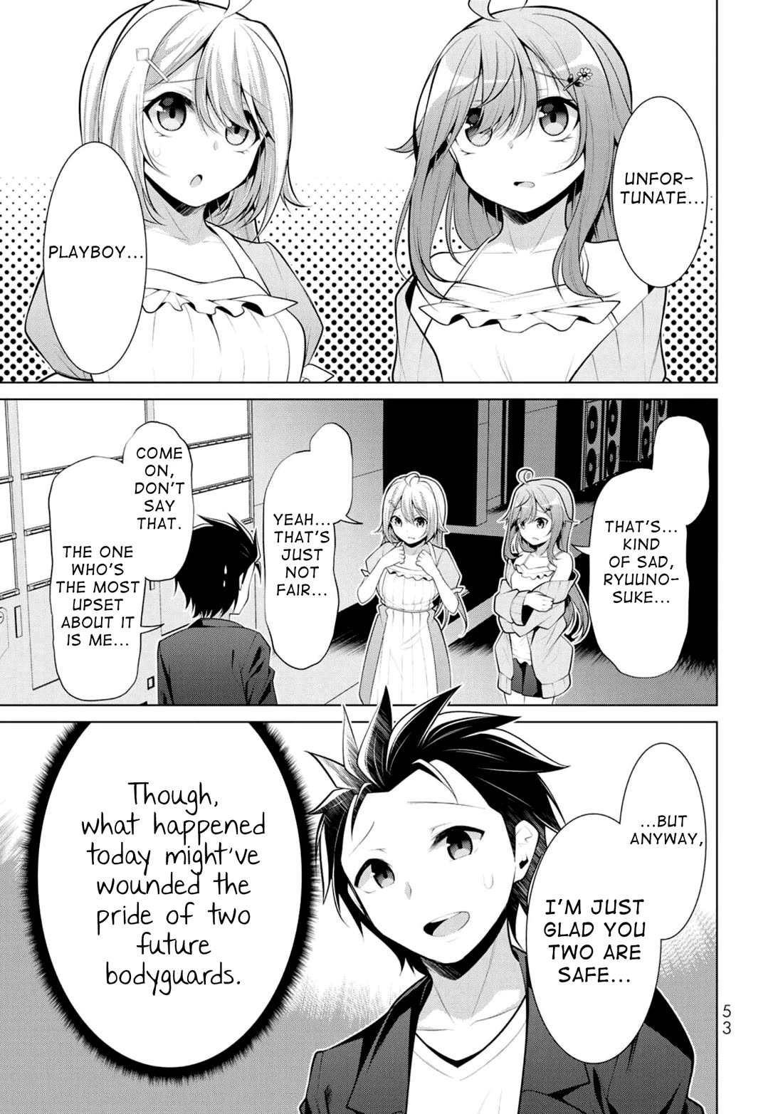 Koitsu-ra no Shoutai ga Onnada to Oredake ga Shitte Iru Chapter 8 page 22 - Chapter 8: The Knight Is An Unfortunate Playboy