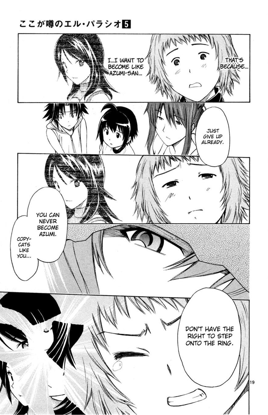 Koko ga Uwasa no El Palacio Chapter 37 page 19 - Chapter 37 : You Lack A Weapon