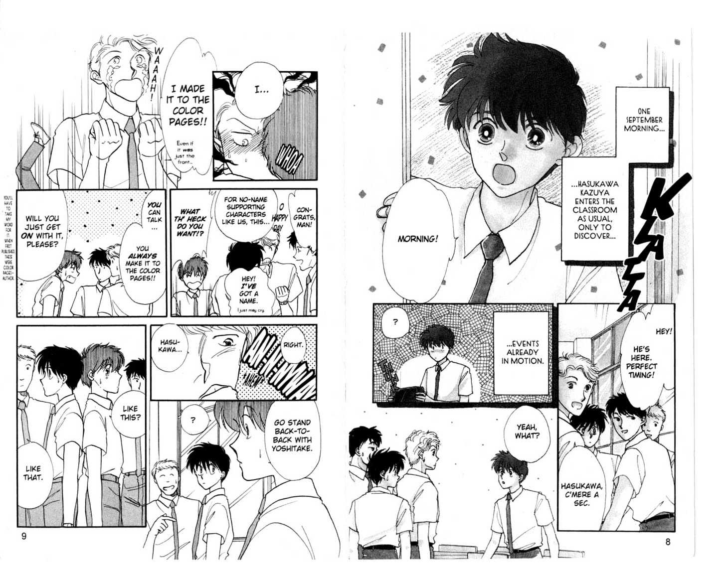 Koko wa Greenwood Chapter 5.1 page 6 - Vol.5 Chapter 1 : 1 Ping Pong Battle: Go for It, Hasukawa! \ 2-4 The Fun Starts Her...