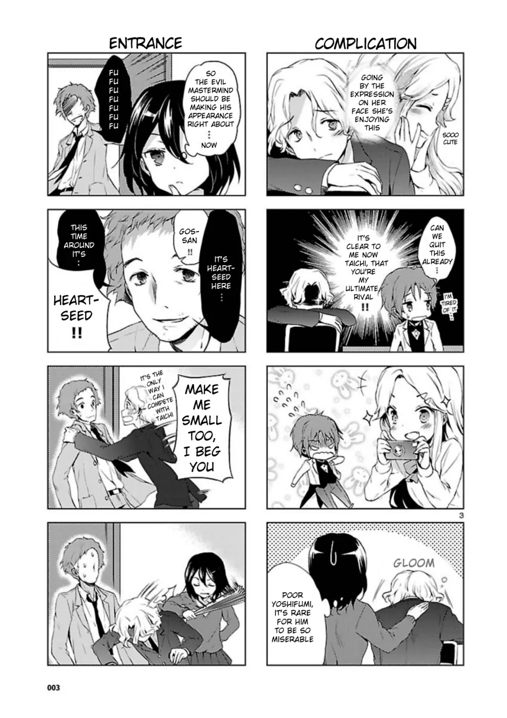 Kokoro Connect Chapter 6.5 page 3 - Vol.1 Chapter Omake 1: Petit Random Omake 1