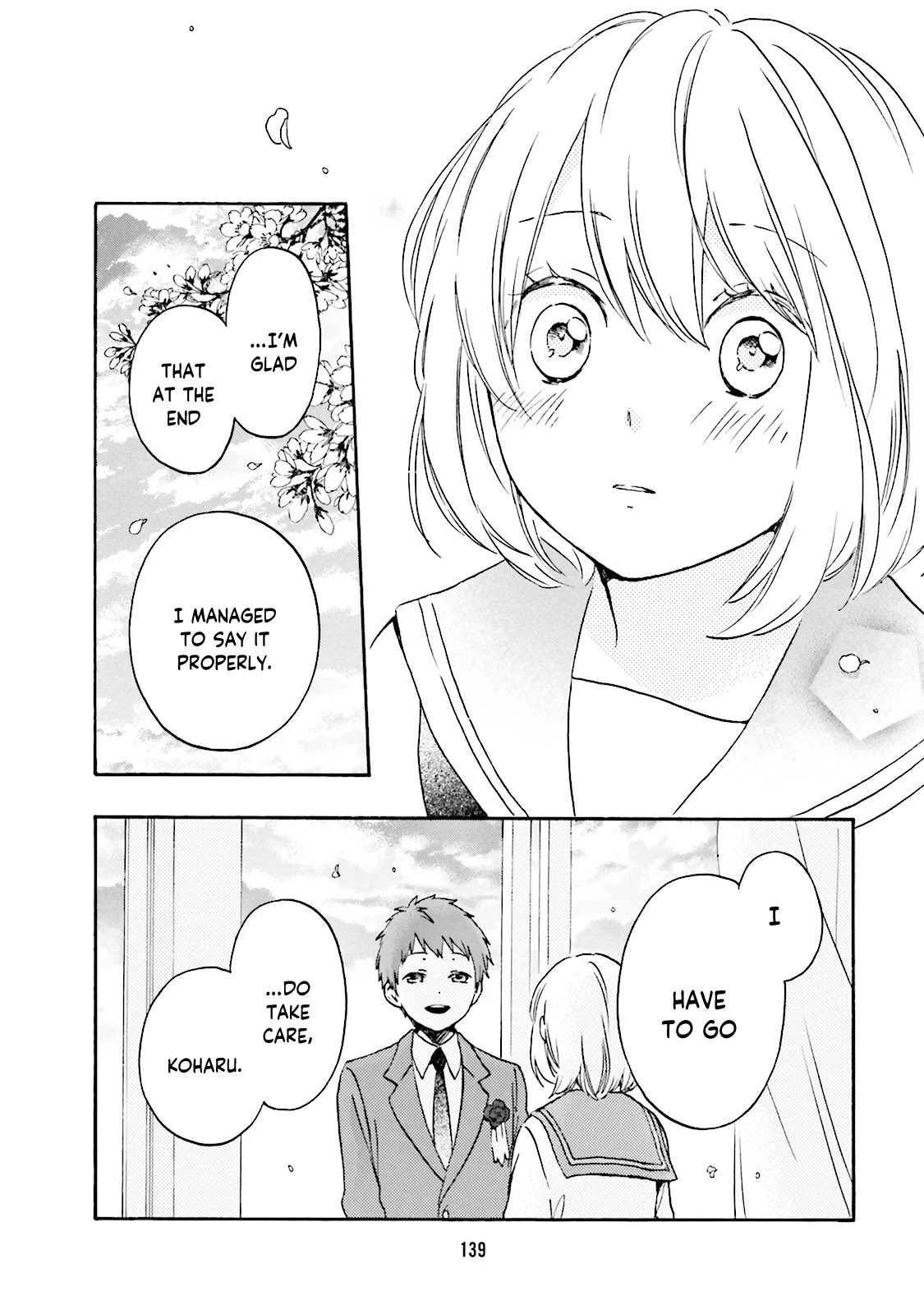 Kokoro Kimiiro Sakura Iro Chapter 36 page 15 - Chapter 36