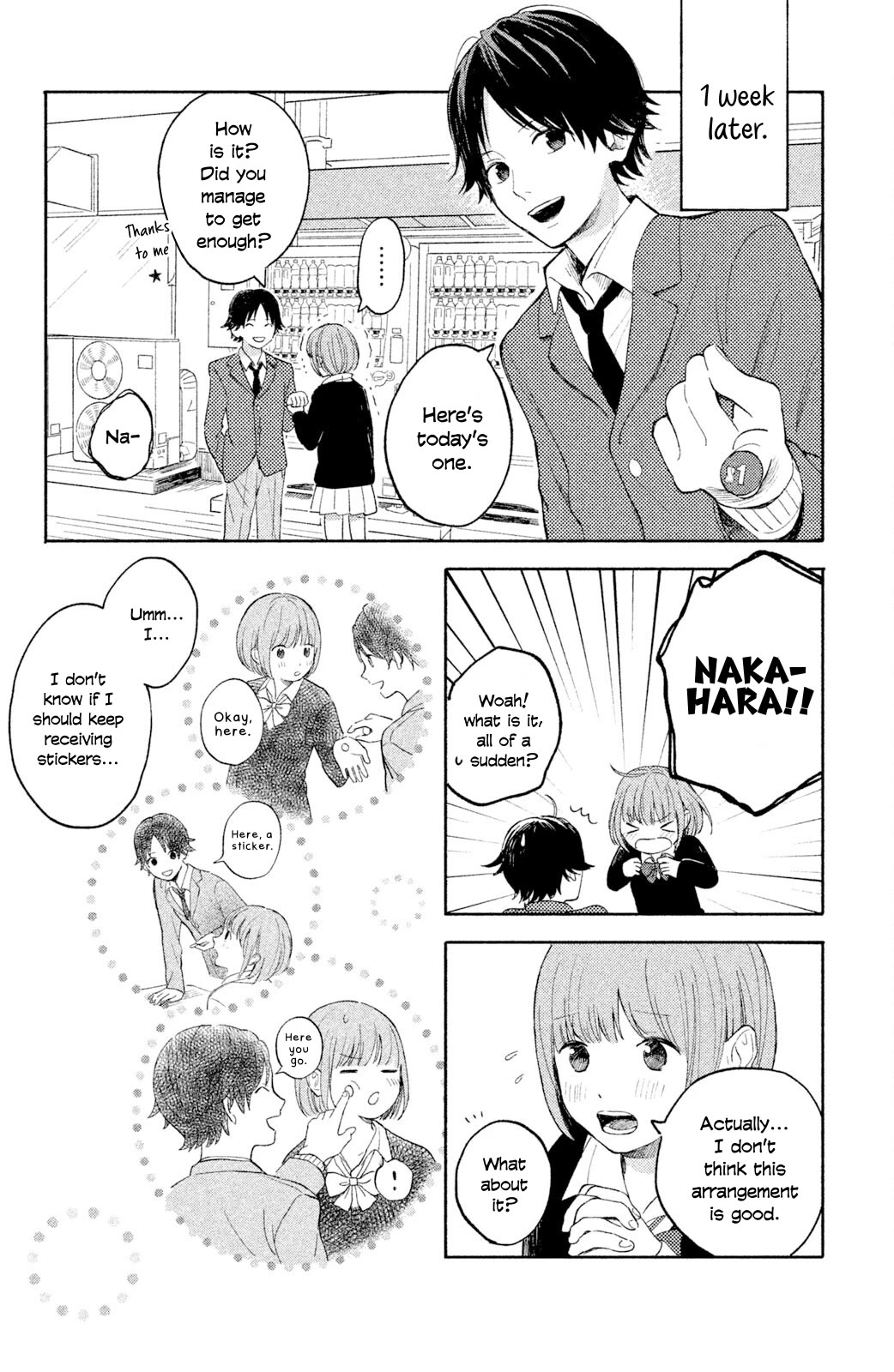 Kokuhaku Biyori Chapter 4 page 14 - Chapter 4: I Want to Collect Stickers with You [END]