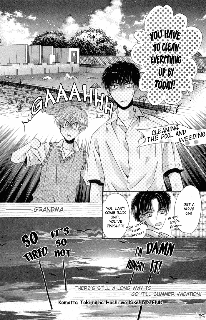 Komatta Toki ni wa Hoshi ni Kike! Chapter 17 page 37 - Chapter 17