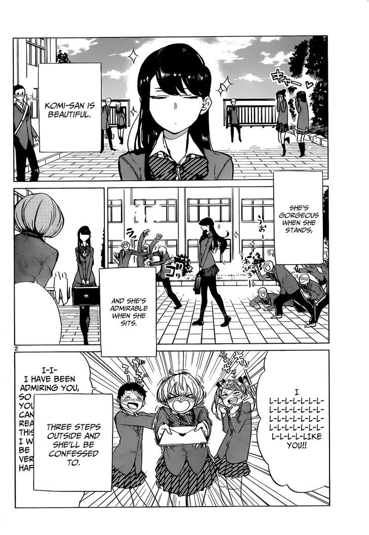 Komi-san wa Komyushou Desu Chapter 0 page 4 - Chapter 0 : One shot
