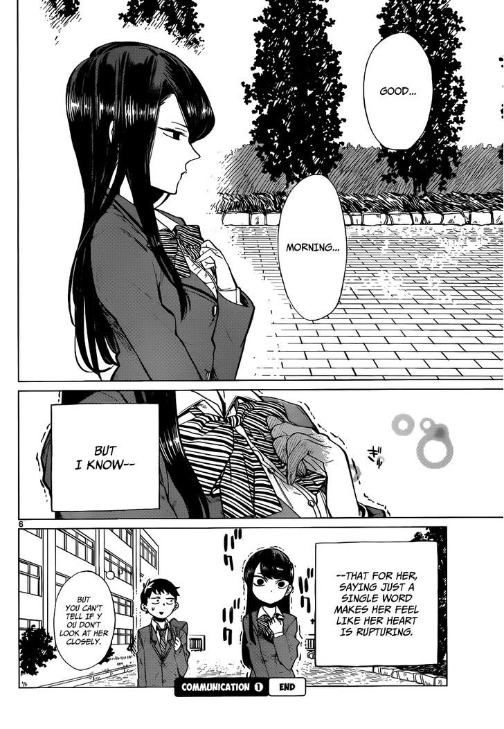 Komi-san wa Komyushou Desu Chapter 0 page 8 - Chapter 0 : One shot