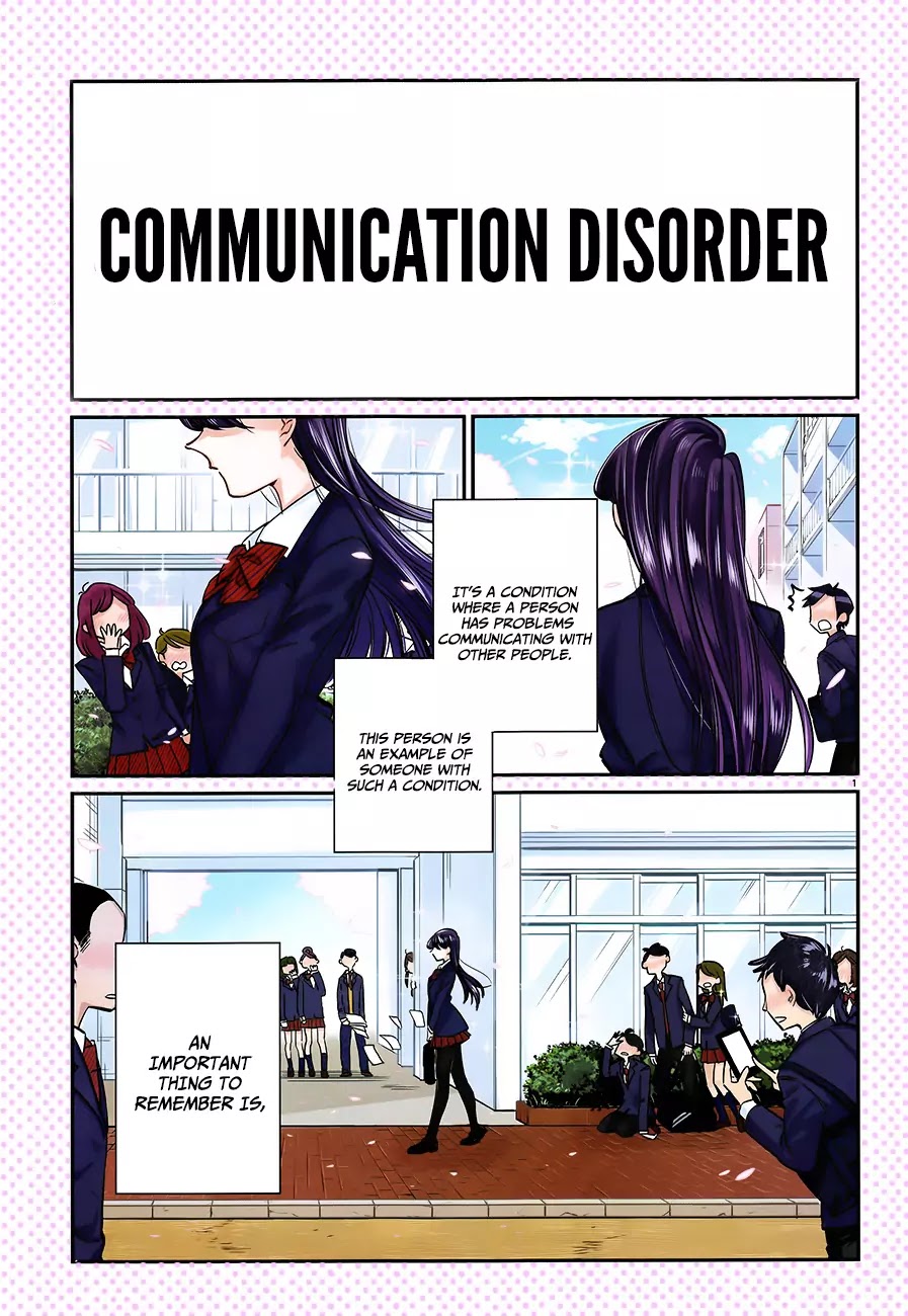 Komi-san wa Komyushou Desu Chapter 1 page 5 - Chapter 1 : A Normal Person