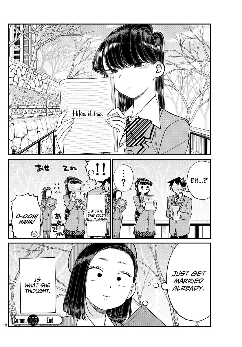 Komi-san wa Komyushou Desu Chapter 105 page 18 - Chapter 105 : Guide-san