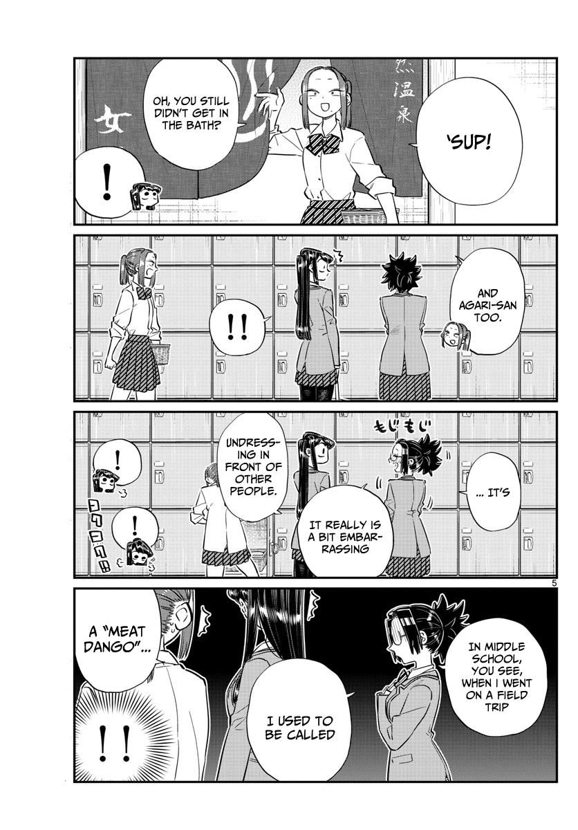 Komi-san wa Komyushou Desu Chapter 106 page 5 - Chapter 106 : The bath