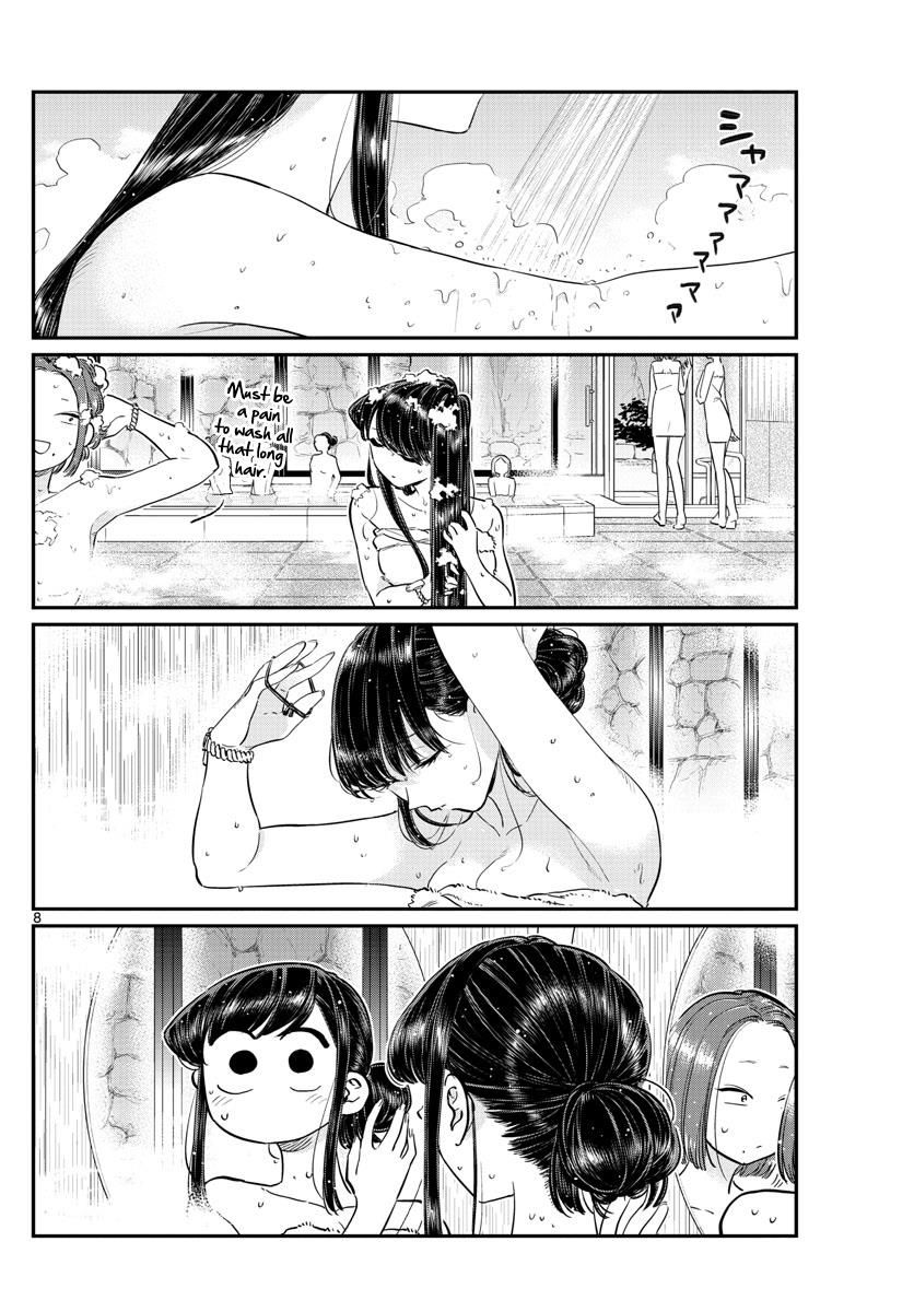 Komi-san wa Komyushou Desu Chapter 106 page 8 - Chapter 106 : The bath