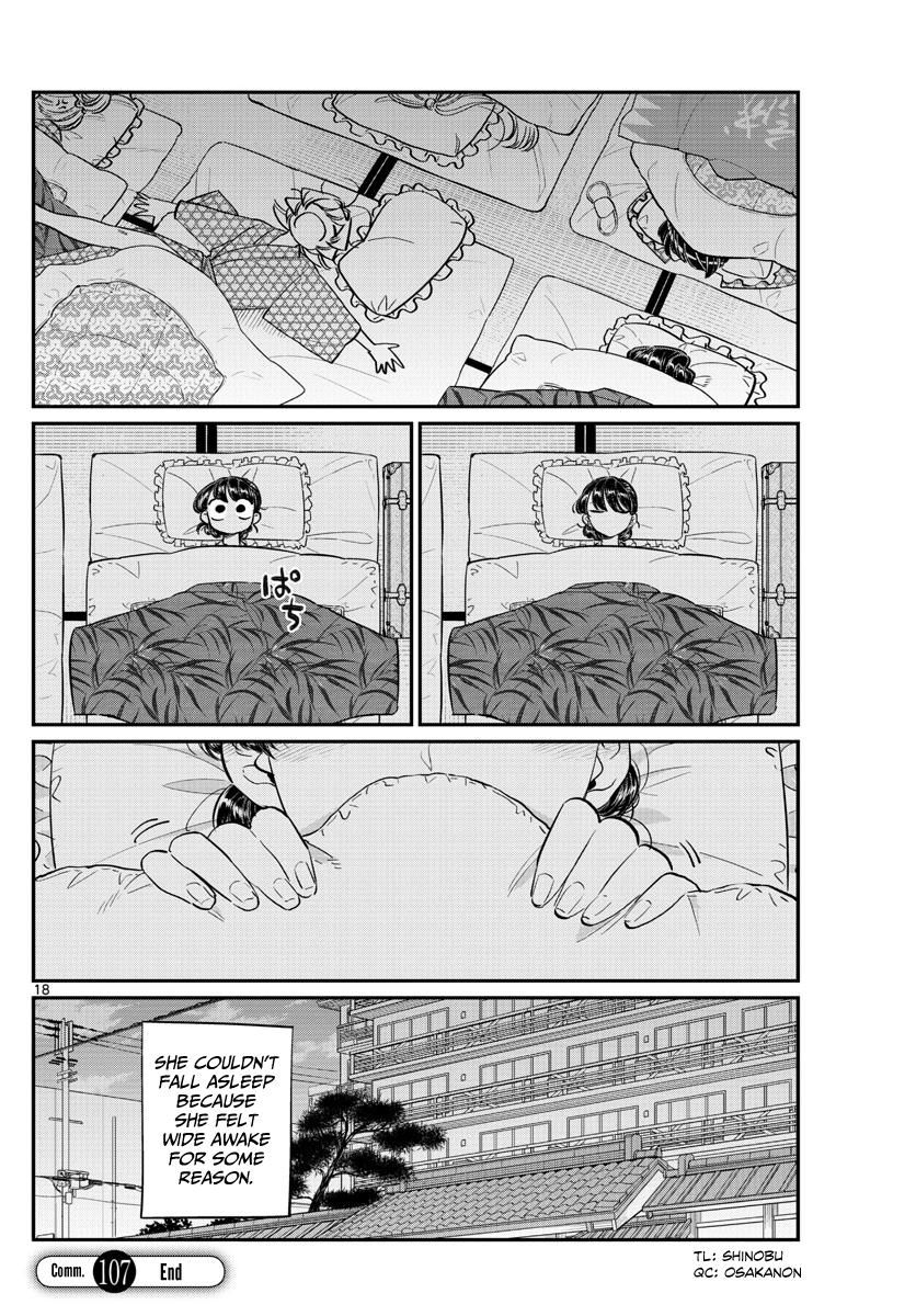 Komi-san wa Komyushou Desu Chapter 107 page 7 - Chapter 107 : Pillow fight