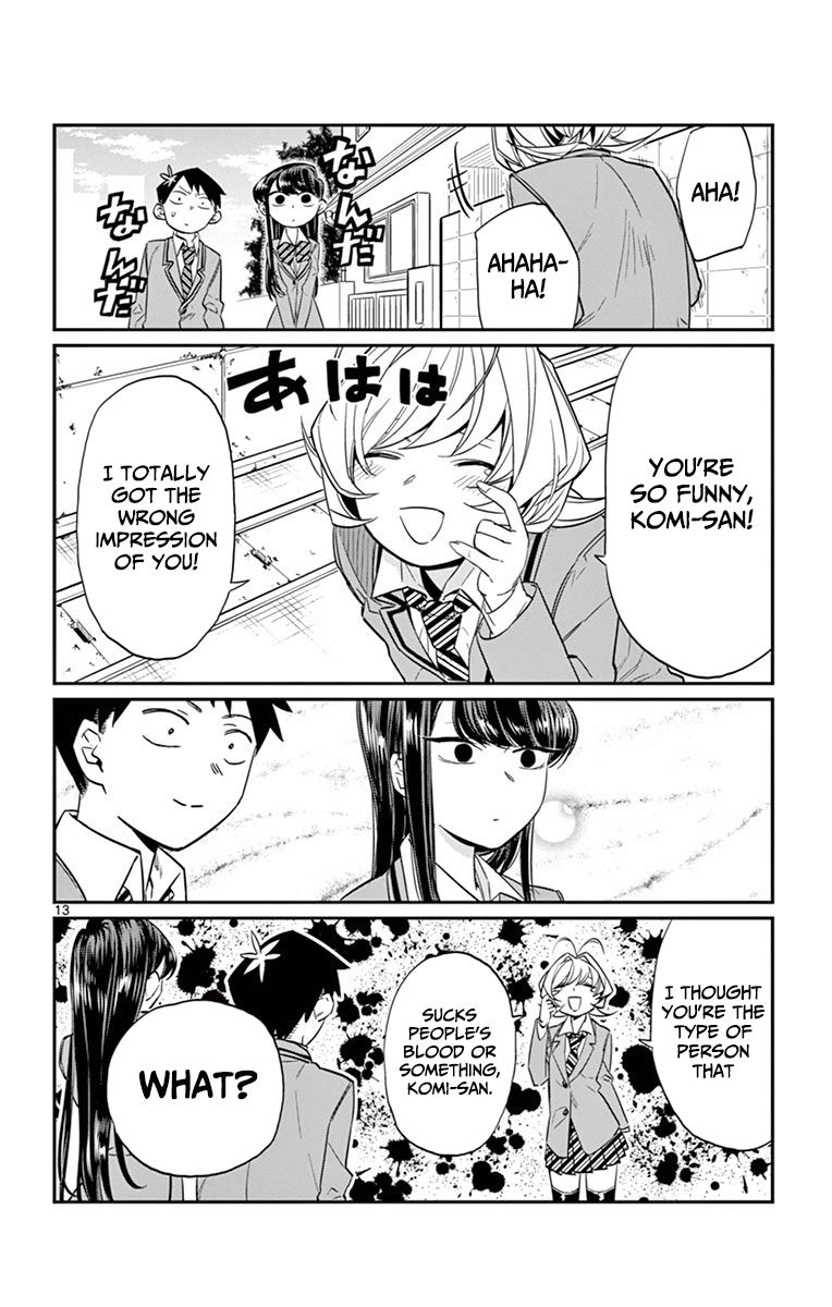 Komi-san wa Komyushou Desu Chapter 11 page 14 - Chapter 11 : I'm not an Assassin!